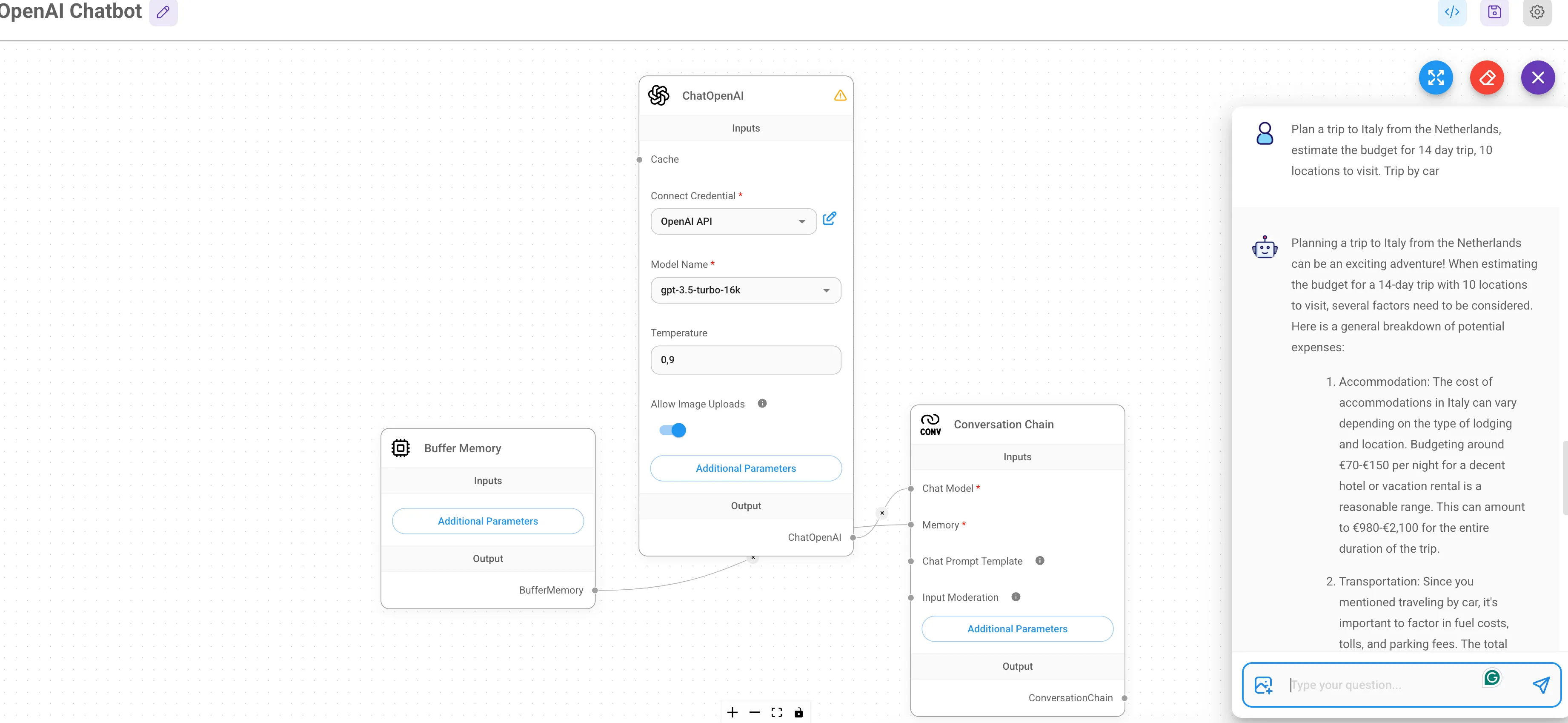 Flowise Add new Creds